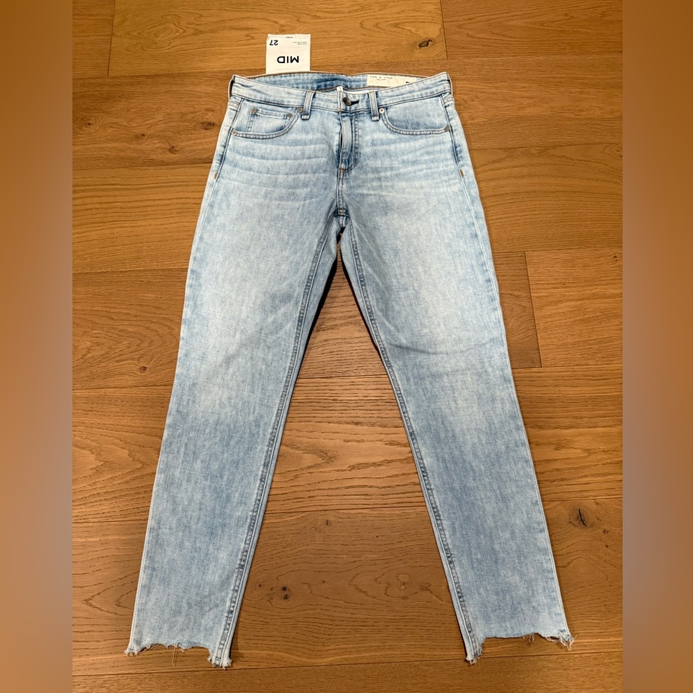 Rag & Bone Light Wash Skinny Jeans
